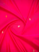 Dark Pink Booti Katan Silk Handloom Banarasi Suit - Sacred Weaves