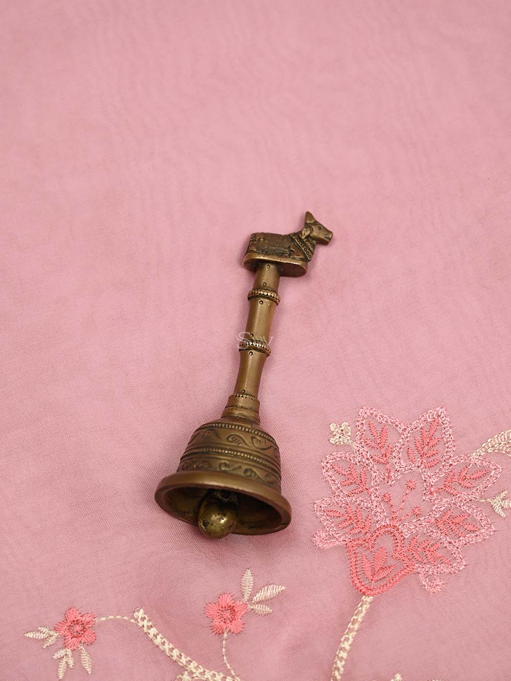 Pastel Pink Embroidery Organza Handloom Banarasi Suit