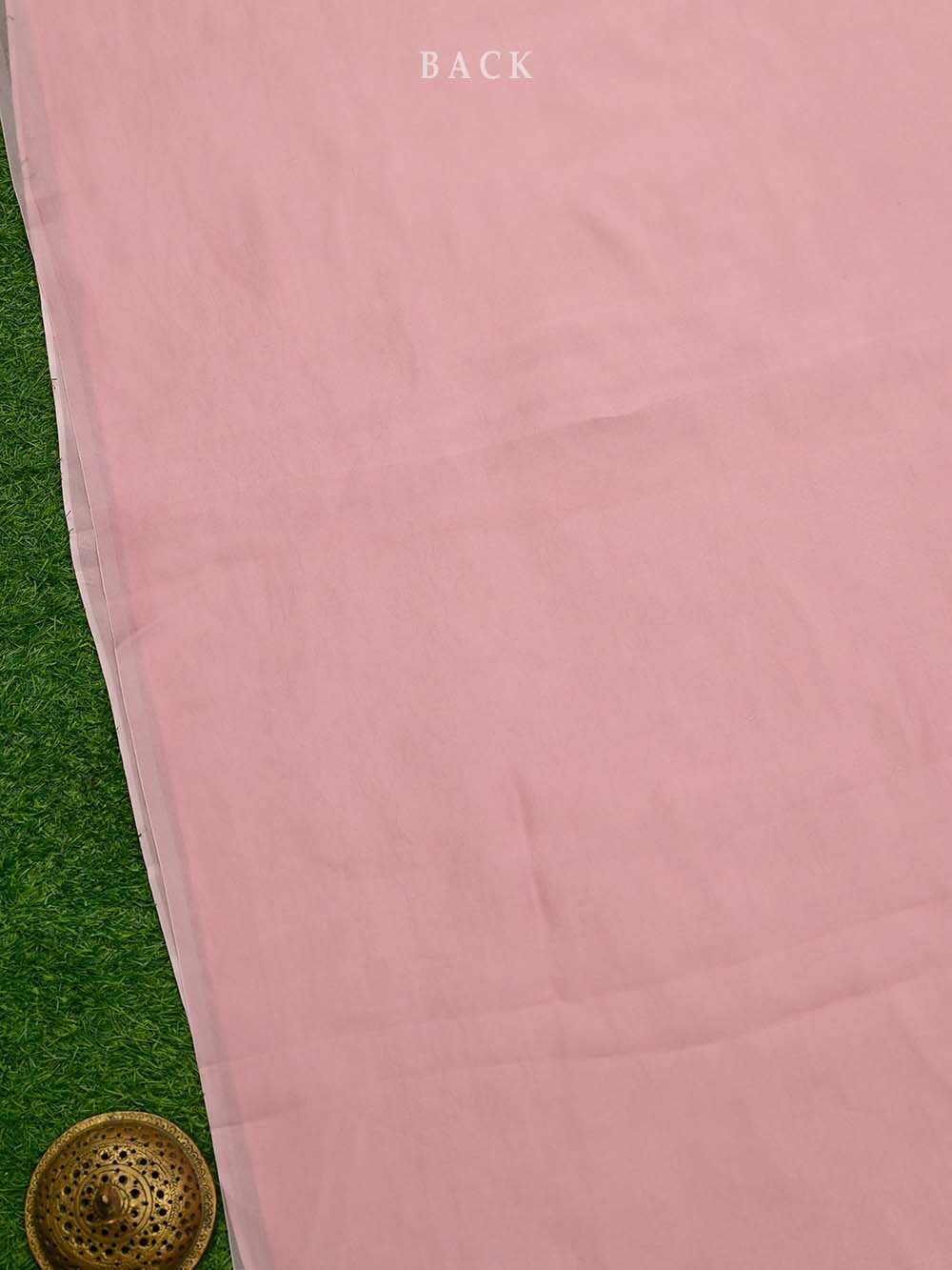 Pastel Pink Embroidery Organza Handloom Banarasi Suit