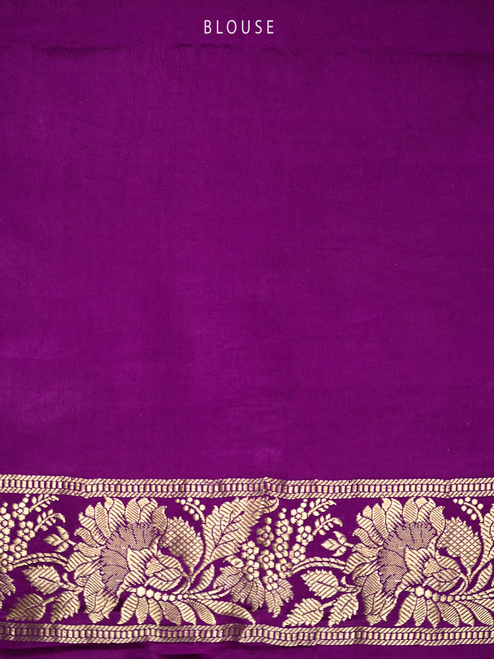 Purple Boota Satin Silk Handloom Banarasi Saree - Sacred Weaves