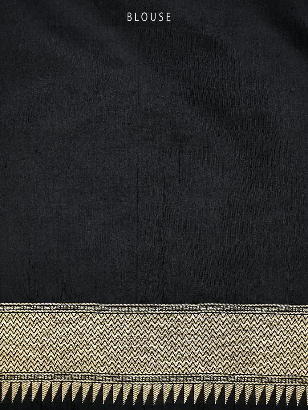 Black Brocade Katan Silk Handloom Banarasi Saree
