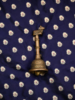 Blue Meenakari Booti Katan Silk Handloom Banarasi Suit - Sacred Weaves