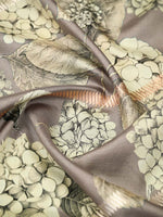 Grey Booti Silk Handloom Banarasi Suit - Sacred Weaves