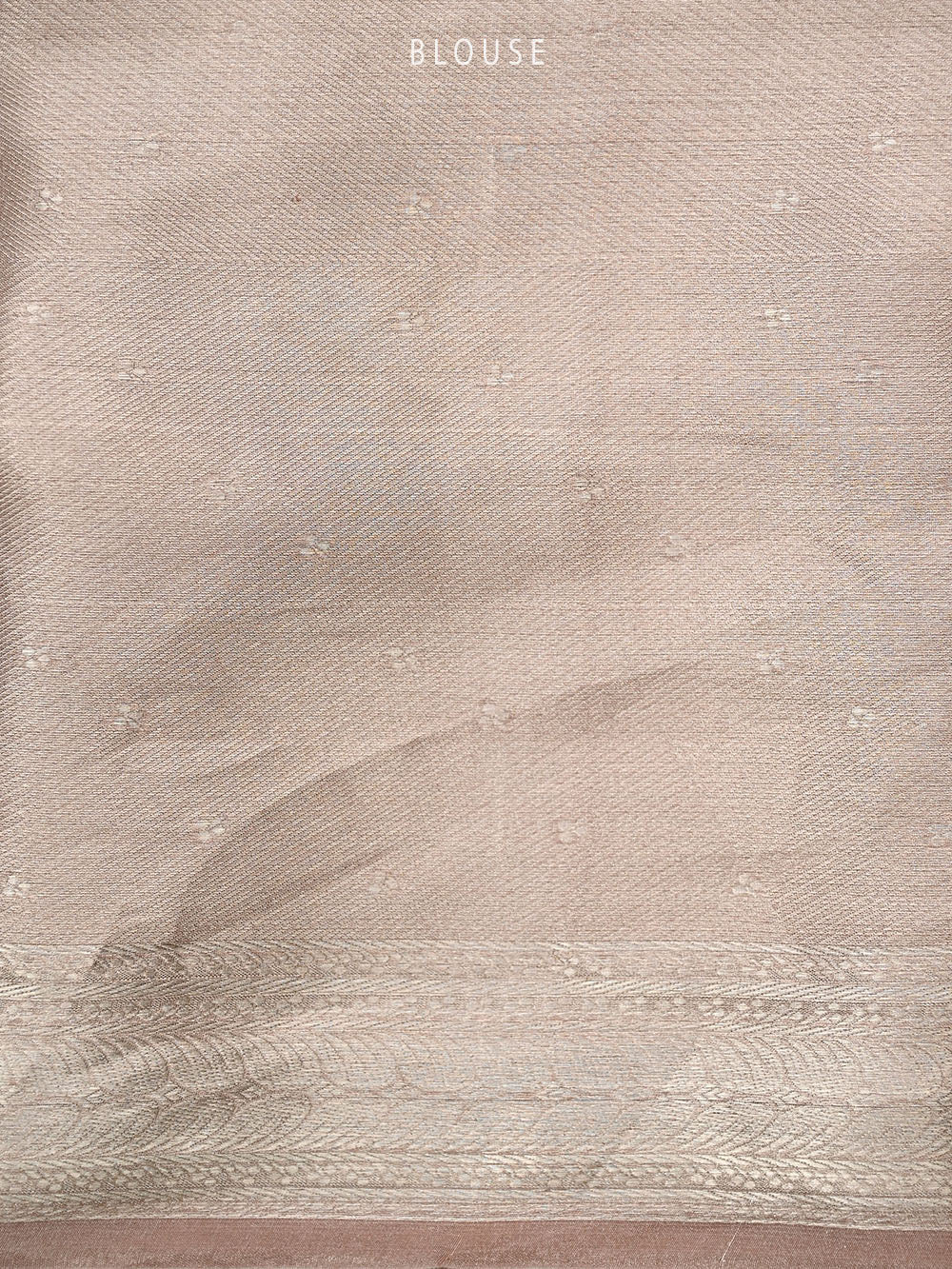 Dusky Pink Tissue Brocade Handloom Banarasi Saree - Sacred Weaves