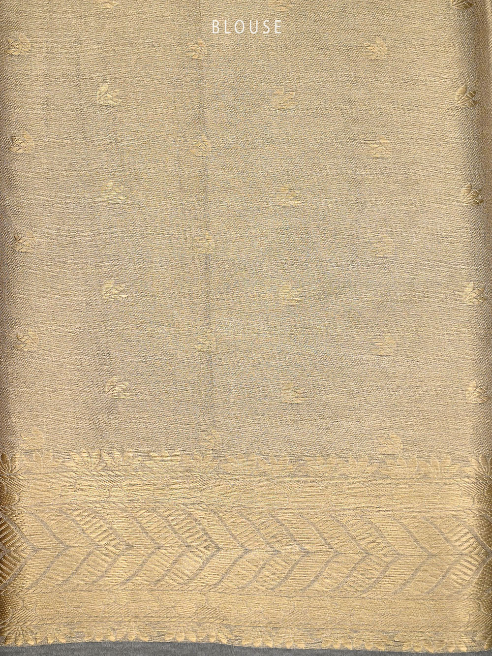 Grey Tissue Brocade Handloom Banarasi Saree - Sacred Weaves