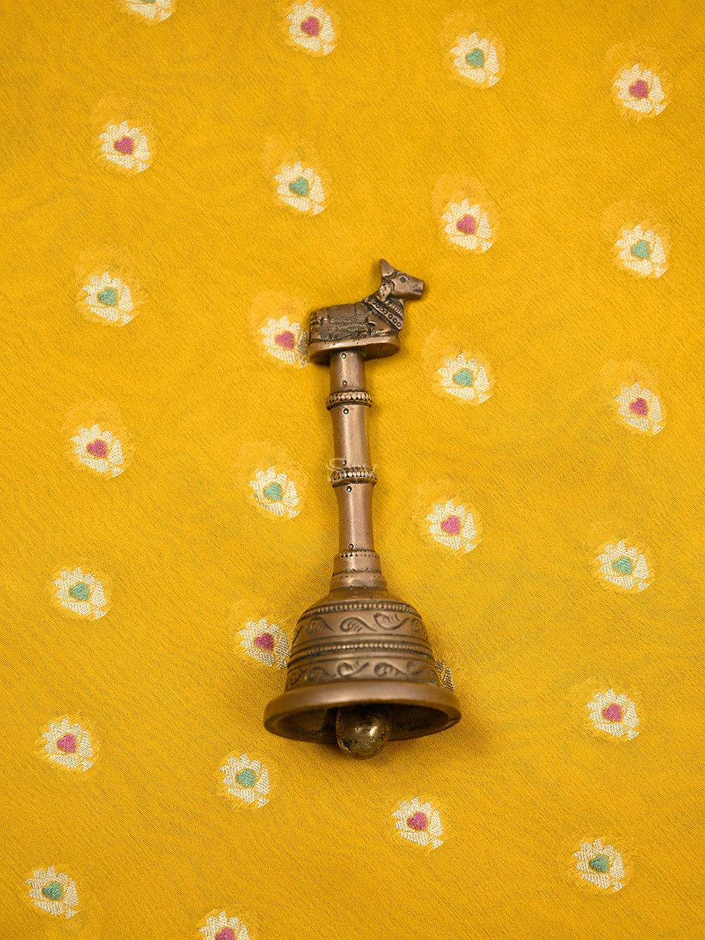 Mustard Meenakari Khaddi Georgette Handloom Banarasi Suit