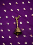 Purple Meenakari Khaddi Georgette Handloom Banarasi Suit - Sacred Weaves