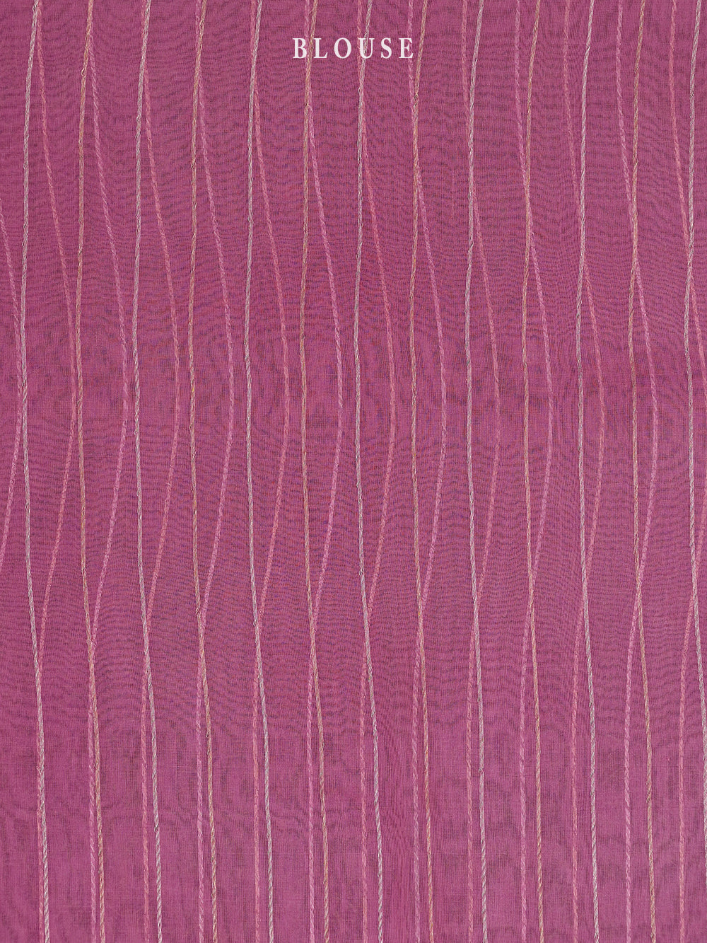 Pink Purple Rangkat Organza Handloom Banarasi Saree - Sacred Weaves