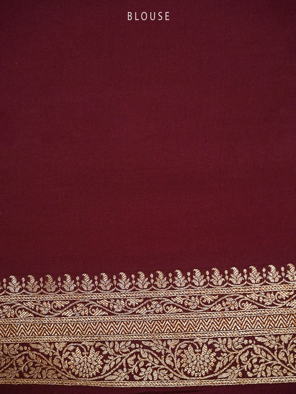 Brown Jaal Crepe Silk Handloom Banarasi Saree - Sacred Weaves