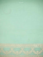 Pastel Green Organza Handloom Banarasi Saree - Sacred Weaves