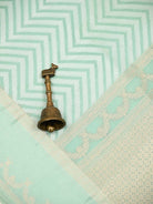 Pastel Green Organza Handloom Banarasi Saree - Sacred Weaves