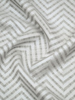 Pastel Grey Organza Handloom Banarasi Saree - Sacred Weaves