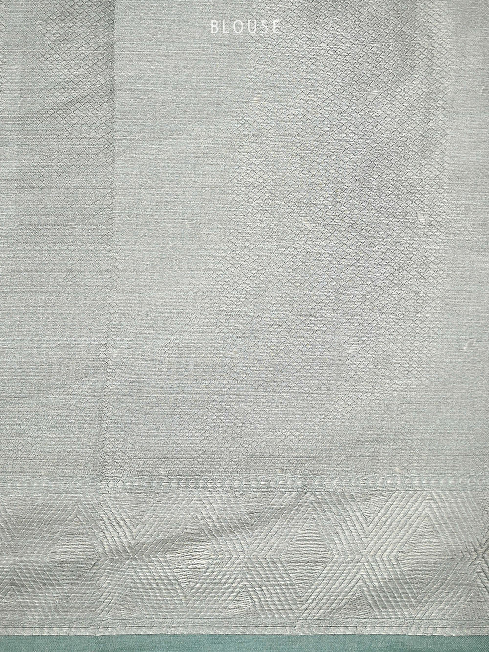 Aqua Green Tissue Brocade Handloom Banarasi Saree - Sacred Weaves
