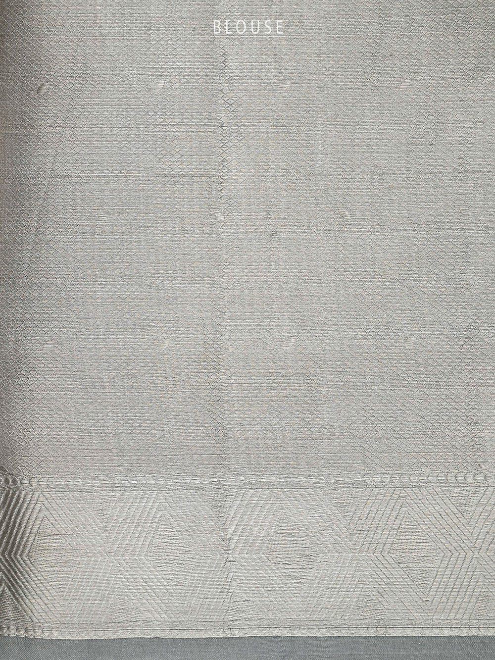 Grey Tissue Brocade Handloom Banarasi Saree - Sacred Weaves