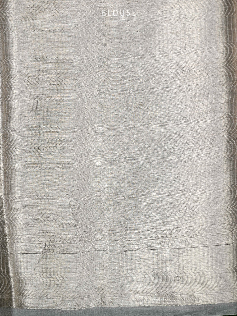 Grey Tissue Brocade Handloom Banarasi Saree - Sacred Weaves