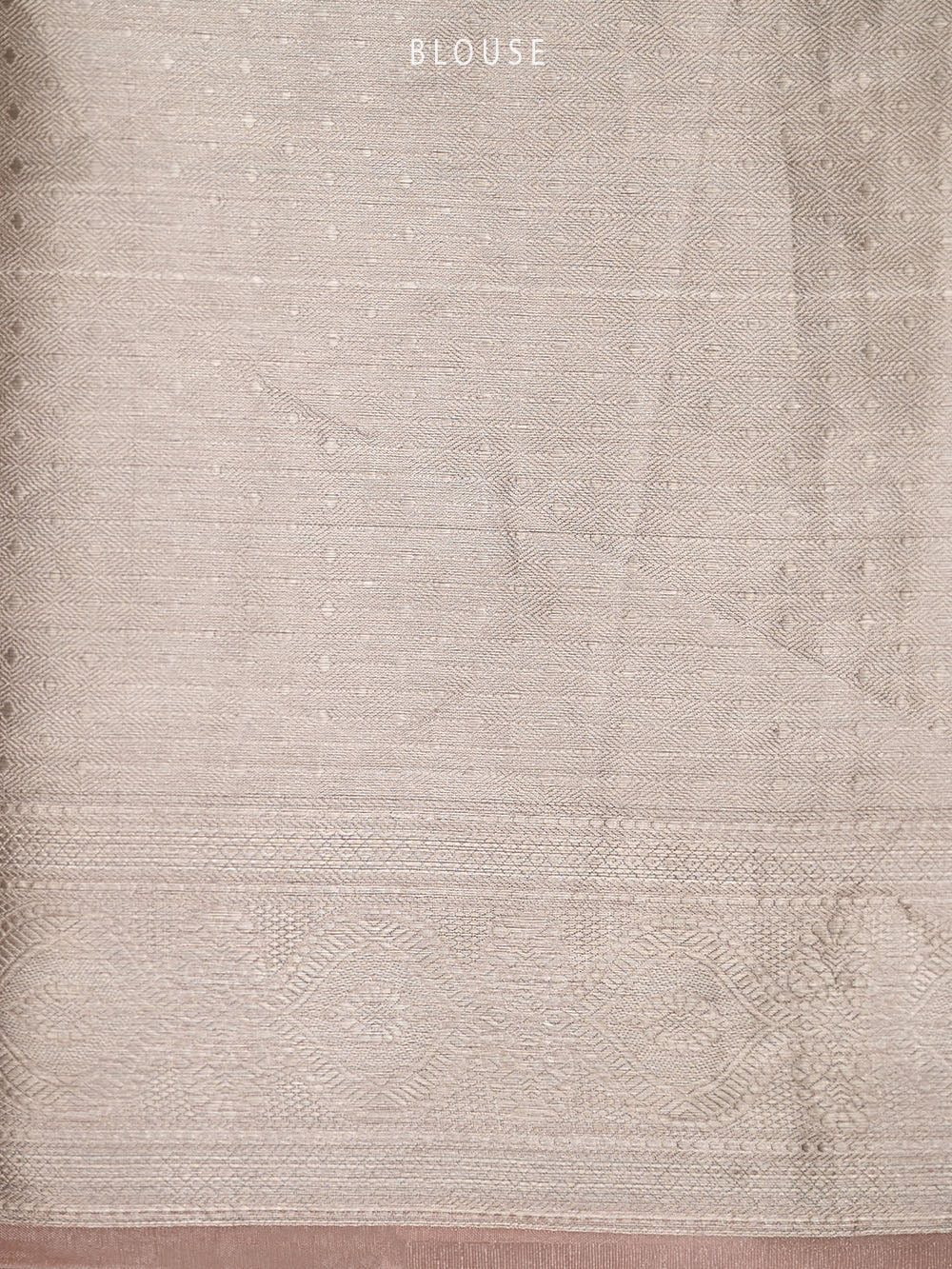 Dusky Pink Tissue Brocade Handloom Banarasi Saree - Sacred Weaves