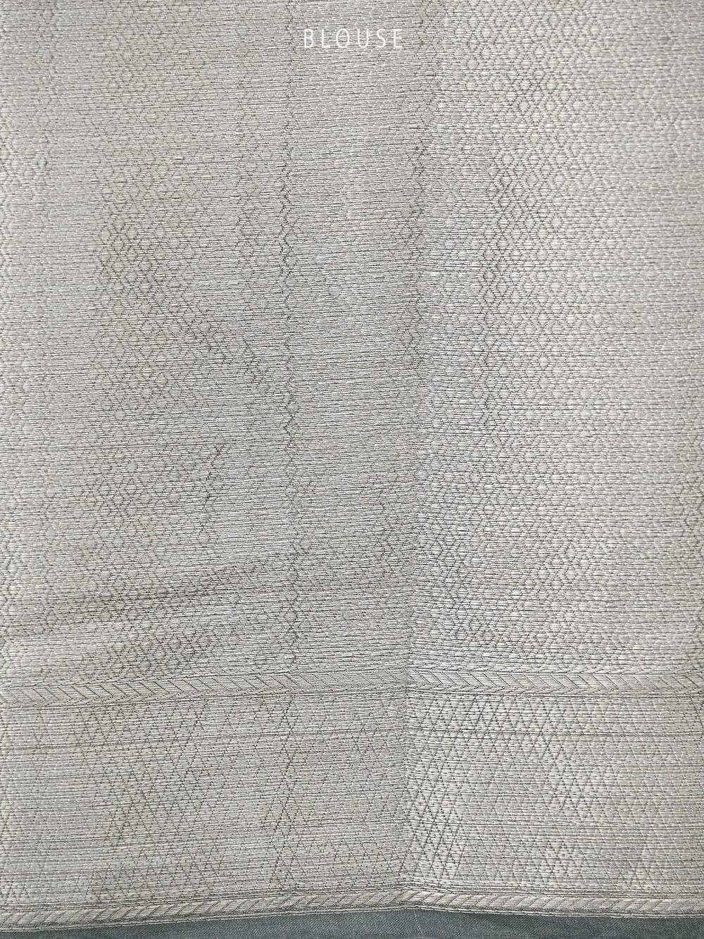 Grey Tissue Brocade Handloom Banarasi Saree - Sacred Weaves