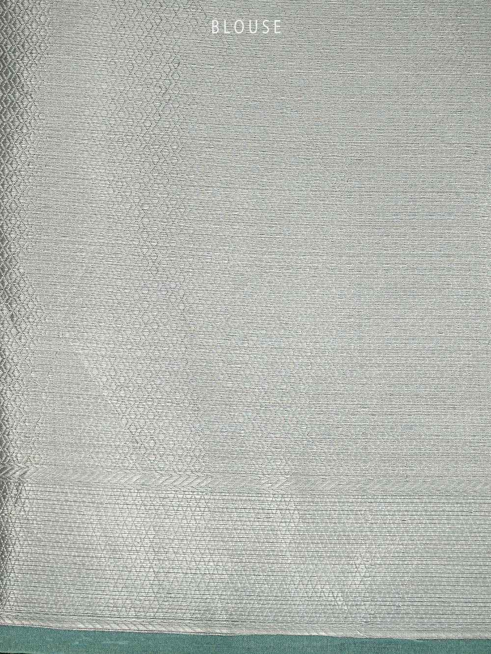 Aqua Green Tissue Brocade Handloom Banarasi Saree - Sacred Weaves