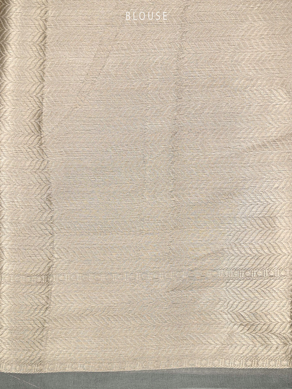Grey Tissue Brocade Handloom Banarasi Saree - Sacred Weaves