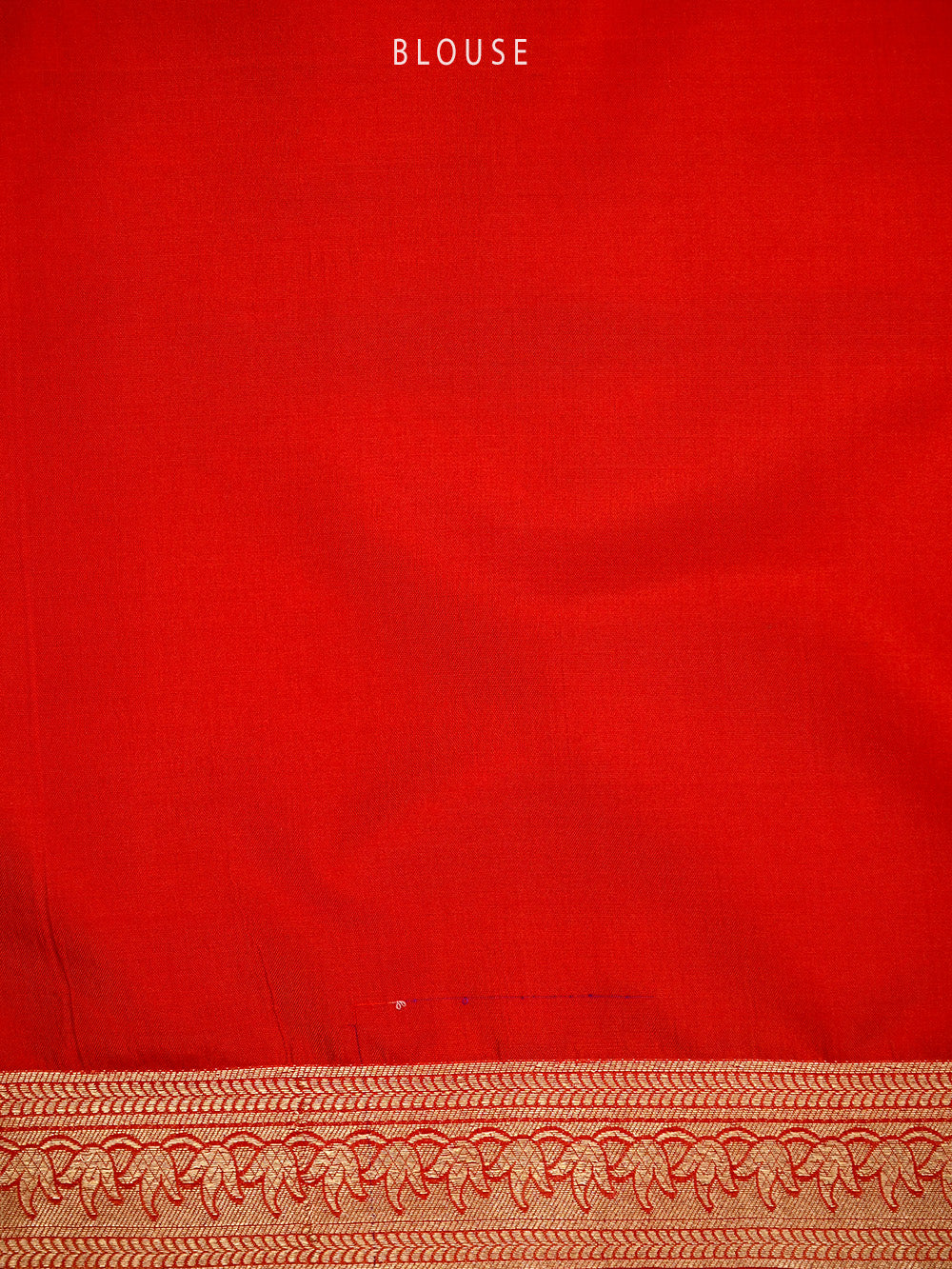 Red Silk Shikargah Brocade Handloom Banarasi Saree - Sacred Weaves