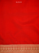 Red Silk Shikargah Brocade Handloom Banarasi Saree - Sacred Weaves