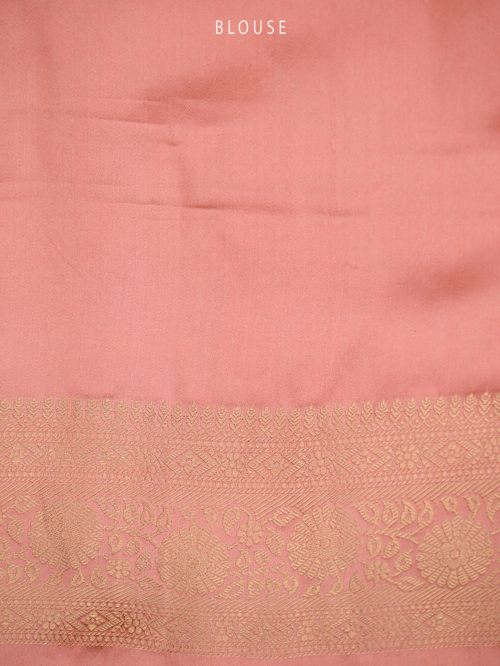 Pastel Pink Satin Brocade Handloom Banarasi Saree - Sacred Weaves