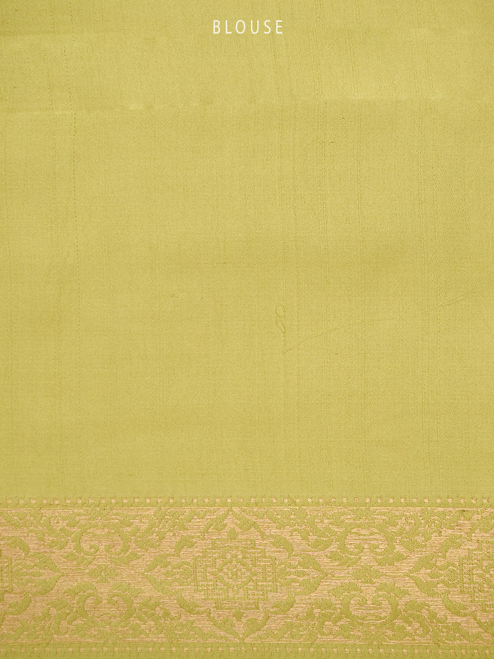 Lime Yellow Satin Brocade Handloom Banarasi Saree - Sacred Weaves