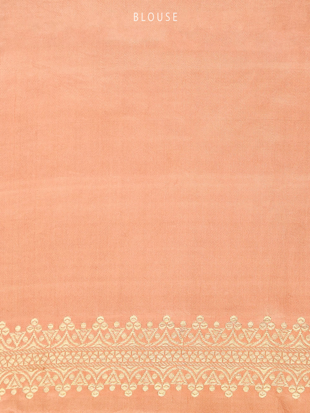 Peach Satin Tanchoi Handloom Banarasi Saree - Sacred Weaves