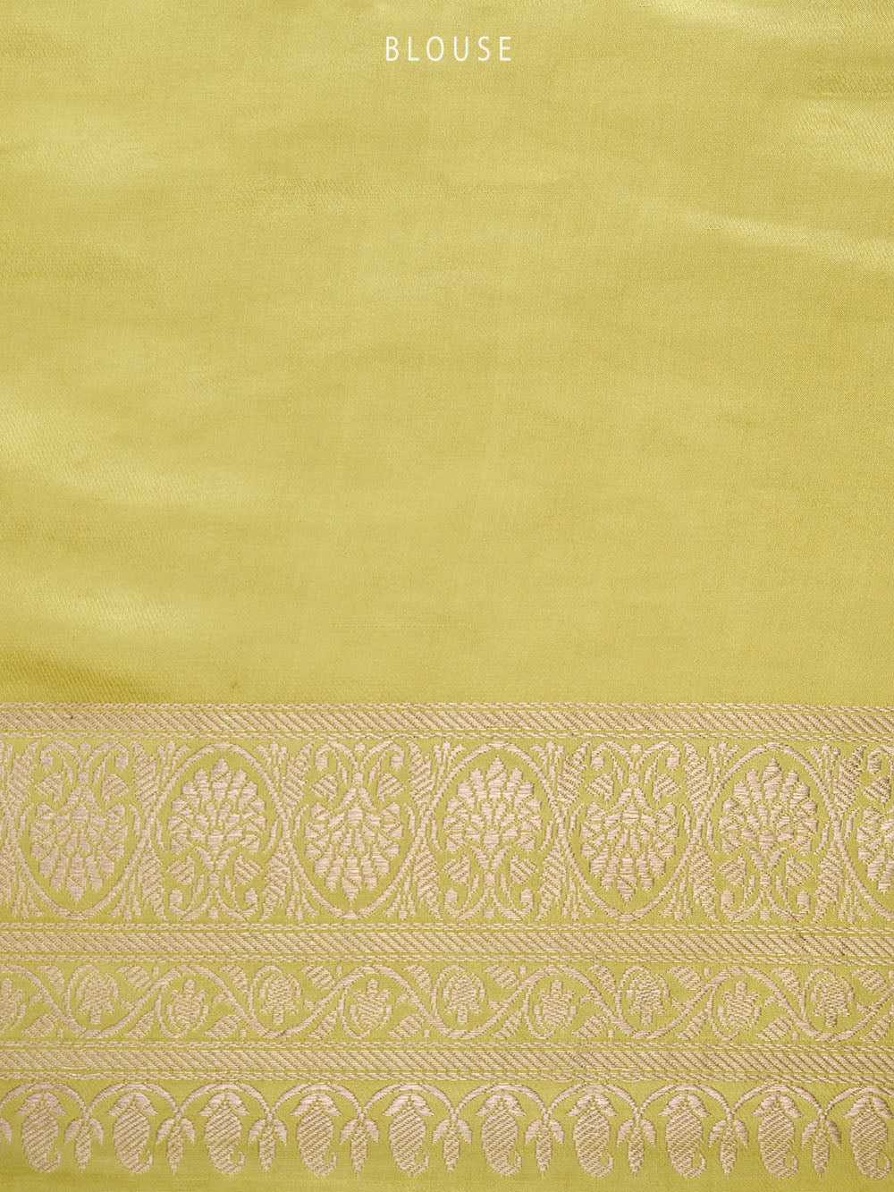 Lime Yellow Satin Sona Roopa Leheriya Handloom Banarasi Saree - Sacred Weaves