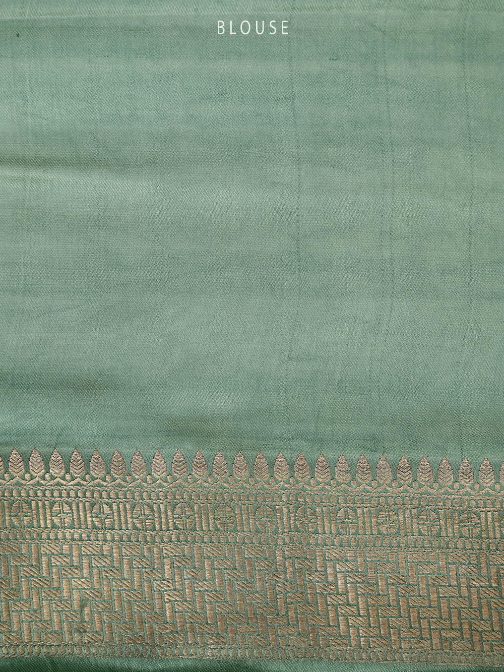 Pastel Olive Green Sona Roopa Boota Satin Silk Handloom Banarasi Saree - Sacred Weaves