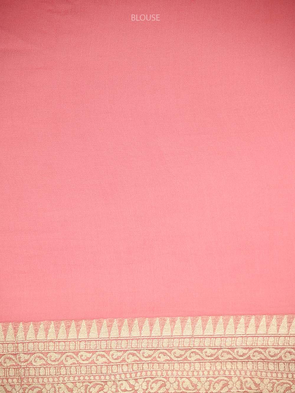 Pastel Pink Jaal Khaddi Georgette Handloom Banarasi Saree - Sacred Weaves