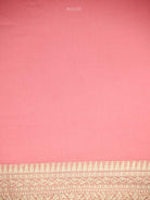Pastel Pink Jaal Khaddi Georgette Handloom Banarasi Saree - Sacred Weaves