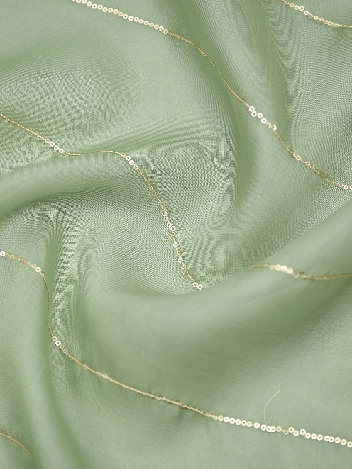 Green Embroidery Jaal Organza Handloom Banarasi Suit
