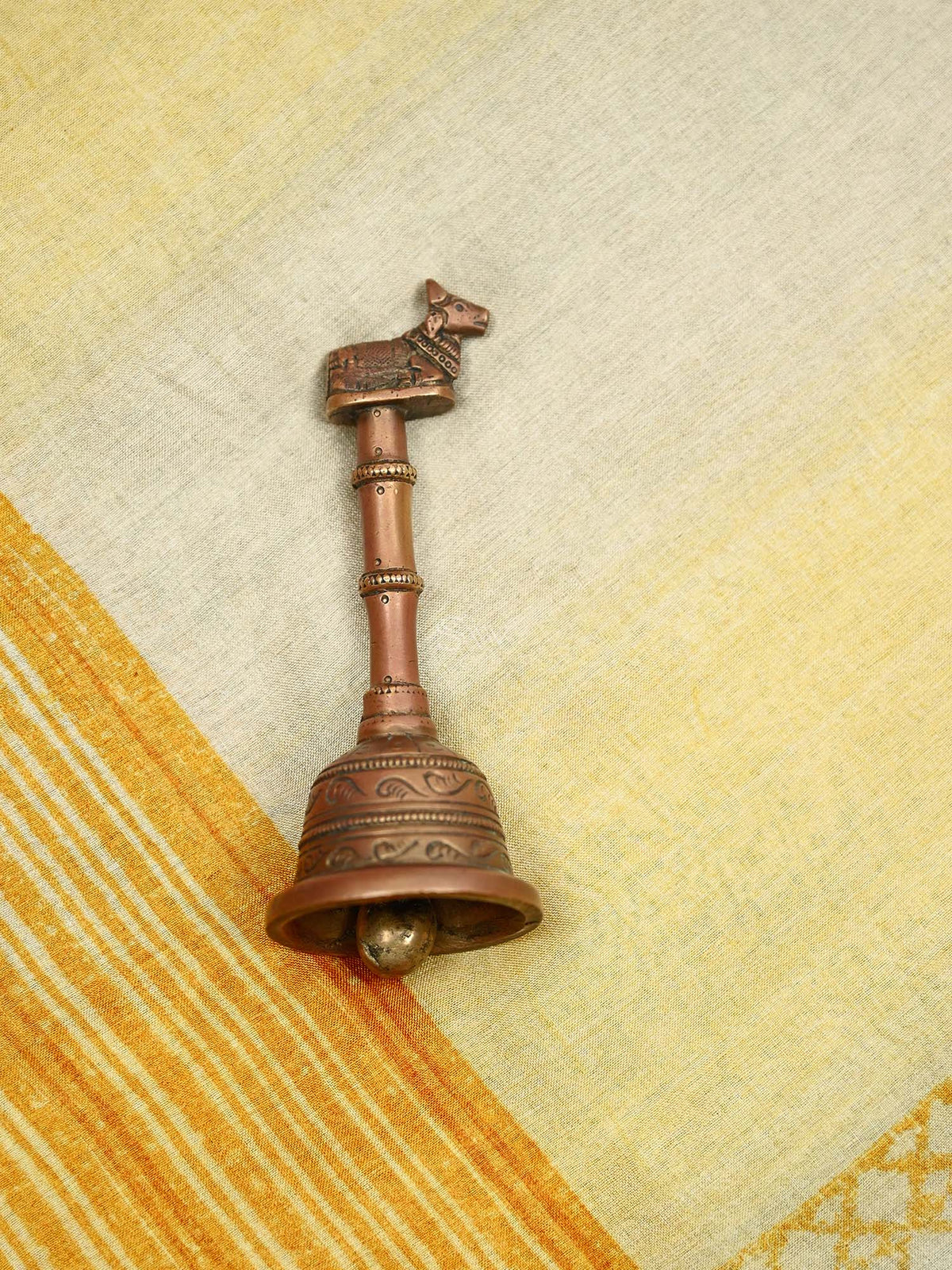 Mustard Embroidery Tussar Silk Handloom Banarasi Suit