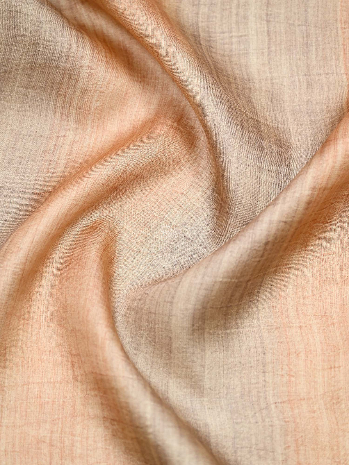 Dark Brown Embroidery Tussar Silk Handloom Banarasi Suit