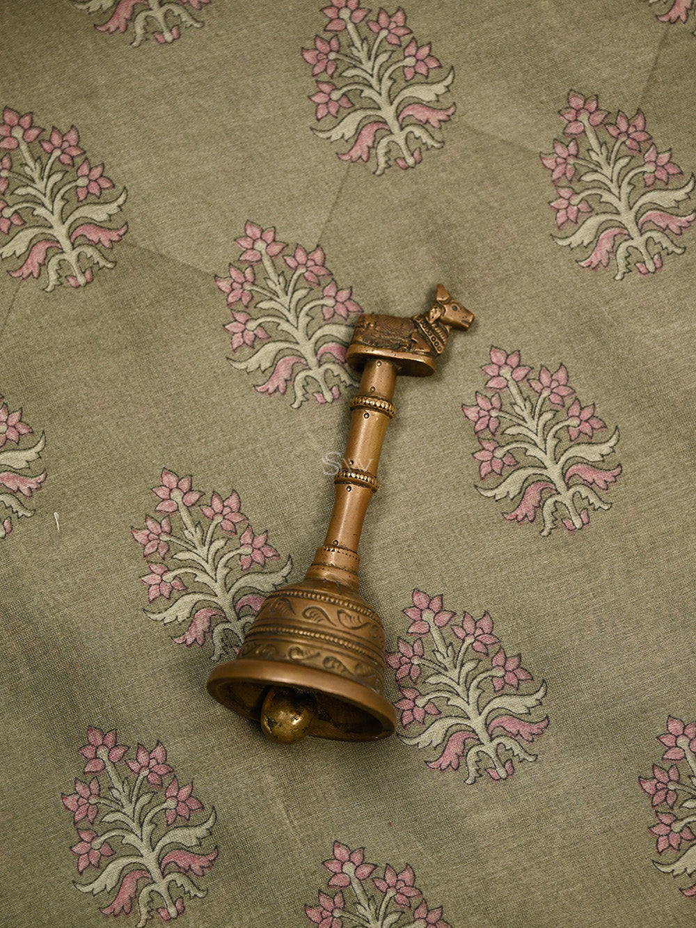 Olive Green Chanderi Silk Handloom Banarasi Suit - Sacred Weaves