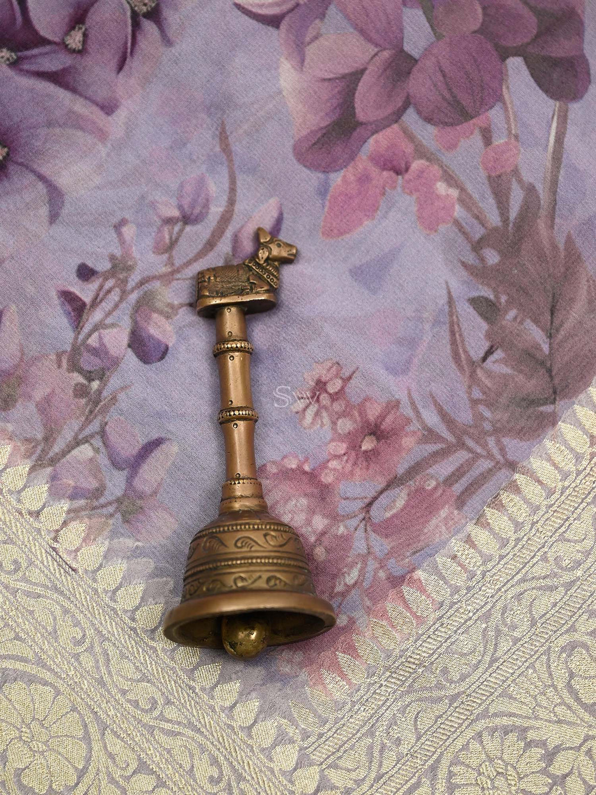 Mauve Booti Khaddi Georgette Handloom Banarasi Suit