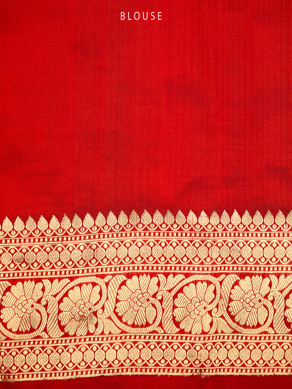 Red Booti Katan Silk Handloom Banarasi Saree - Sacred Weaves