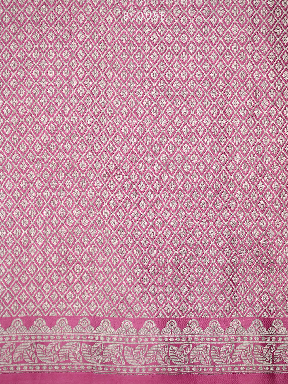 Pink Shikargah Boota Satin Silk Handloom Banarasi Saree - Sacred Weaves