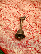 Red Silk Shikargah Brocade Handloom Banarasi Saree - Sacred Weaves