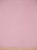 Pastel Pink Boota Organza Handloom Banarasi Saree - Sacred Weaves