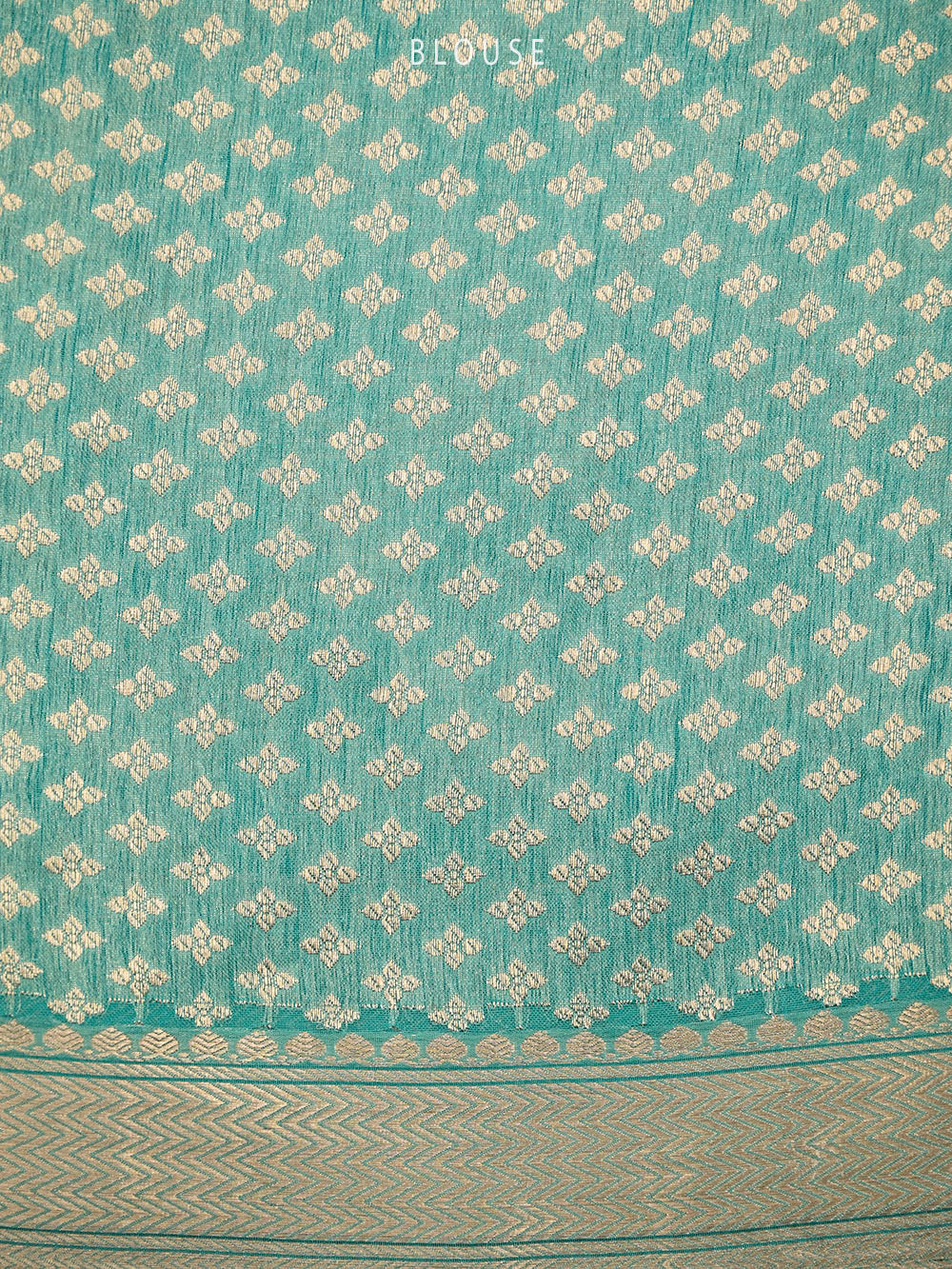 Sea Green Jaal Organza Handloom Banarasi Saree - Sacred Weaves