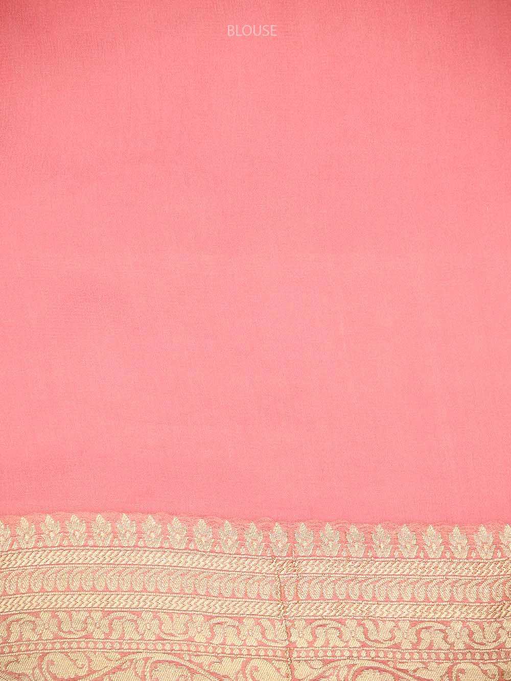 Pastel Pink Jaal Khaddi Georgette Handloom Banarasi Saree - Sacred Weaves