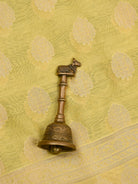 Yellow Booti Cotton Silk Handloom Banarasi Suit - Gift Box - Sacred Weaves