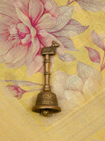 Yellow Booti Cotton Silk Handloom Banarasi Suit - Gift Box - Sacred Weaves