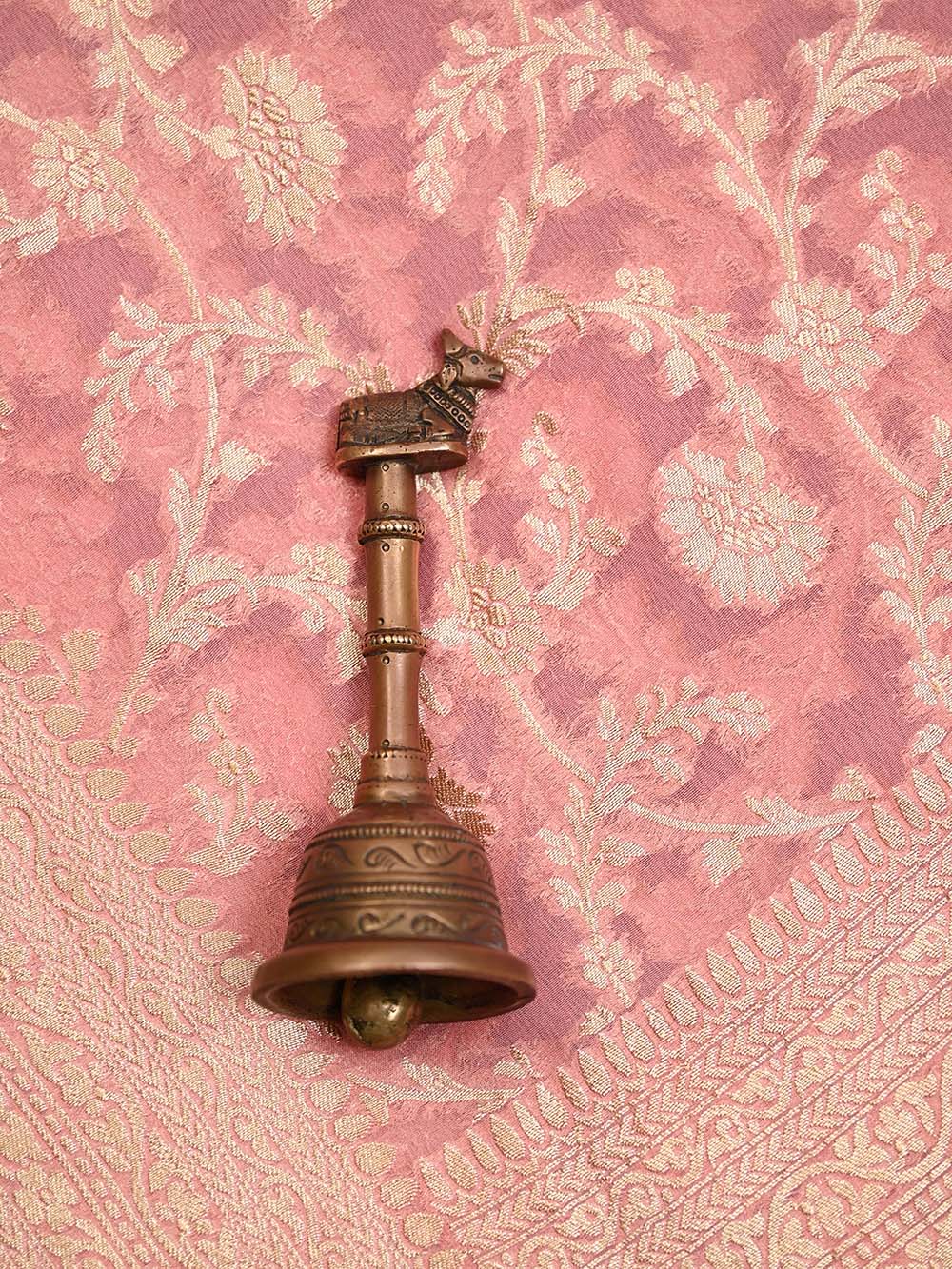 Pastel Pink Jaal Khaddi Georgette Handloom Banarasi Saree - Sacred Weaves