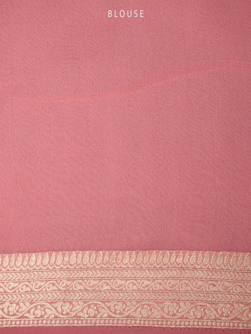 Pastel Pink Jaal Khaddi Georgette Handloom Banarasi Saree - Sacred Weaves
