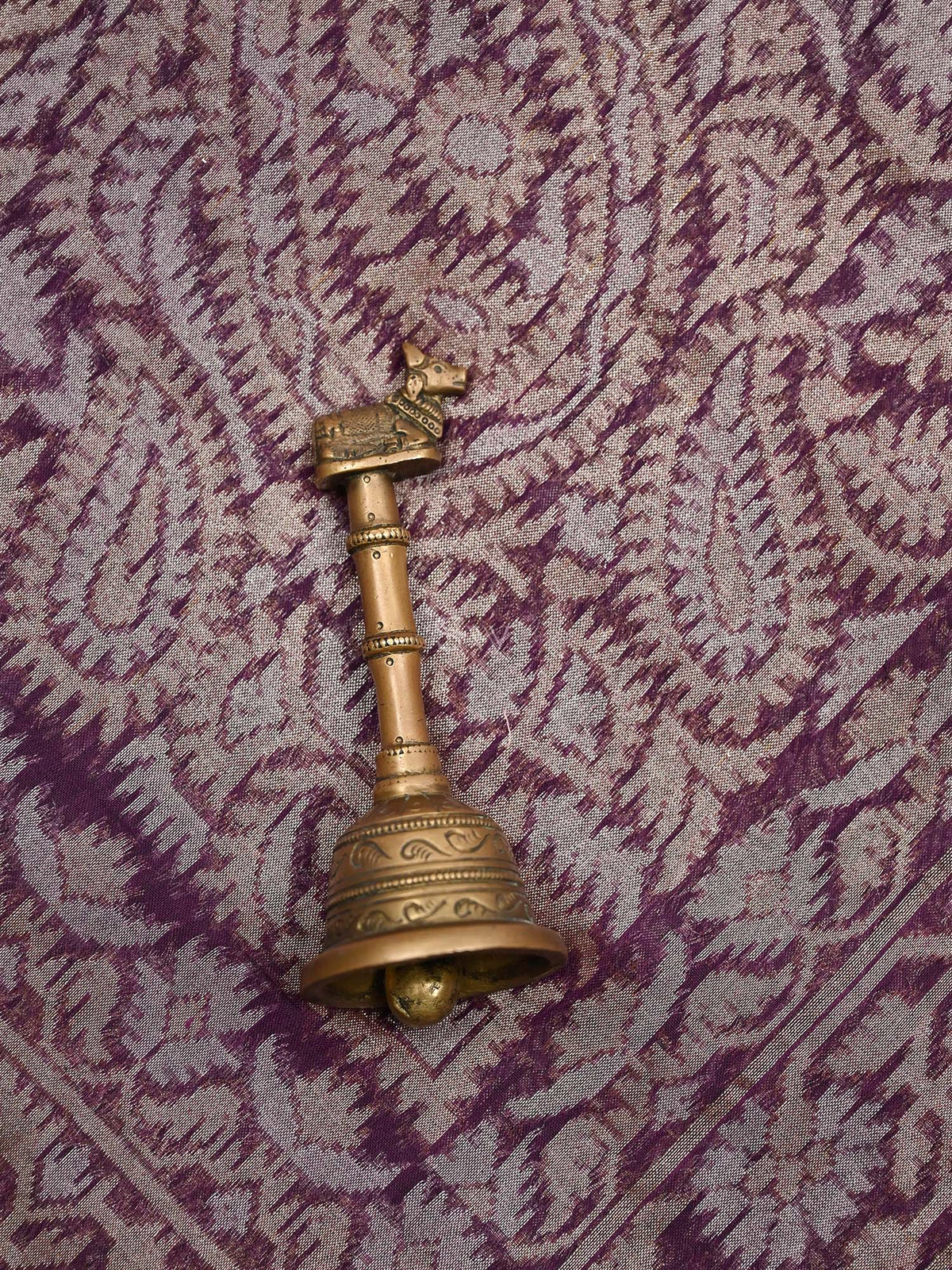Dark Magenta Plain Cotton Silk Handloom Banarasi Suit