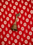 Red Booti Khaddi Georgette Handloom Banarasi Suit - Sacred Weaves