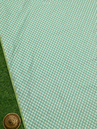 Sea Green Cotton Silk Handloom Banarasi Suit - Sacred Weaves